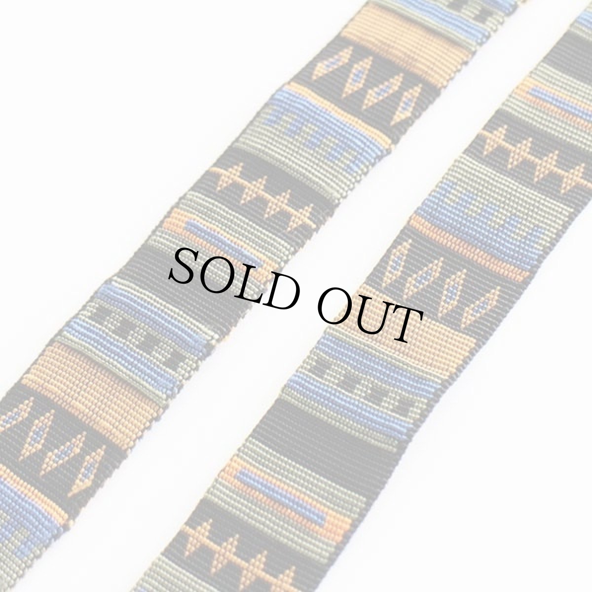 画像5: USA製 BISON DESIGNS ラグ柄 ナイロン ウェブベルト L★1432 (5)