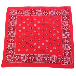 RN13960 クッキー柄　バンダナ　オリーブ ビンテージ60's70's○DEADSTOCK FAST COLOR RN13960クッキー柄