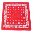 60s FAST COLOR RN15898 ドット柄 コットン バンダナ 赤☆88