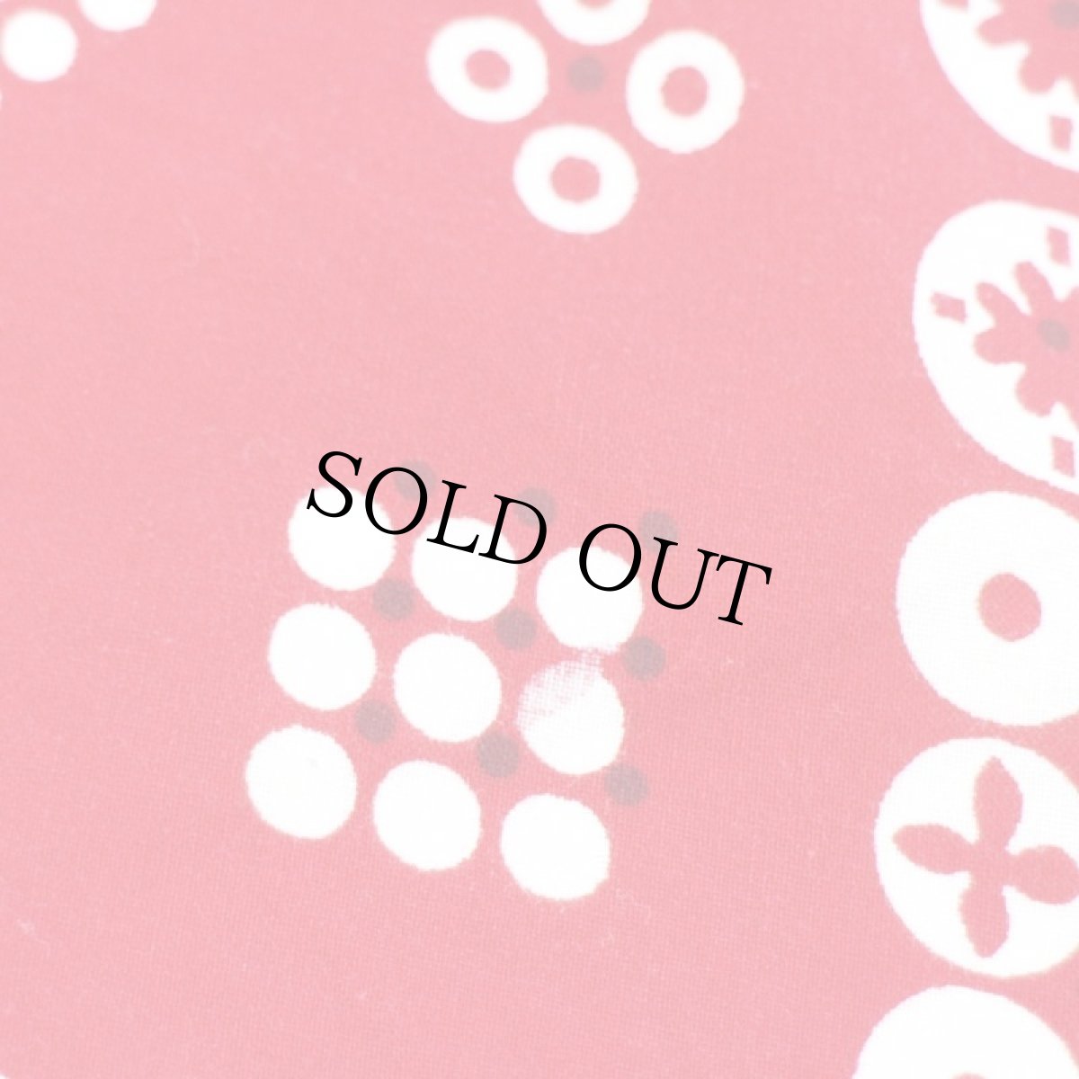 画像4: 60s FAST COLOR RN15898 ドット柄 コットン バンダナ 赤★88 (4)