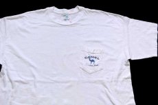 画像1: 90s CAMELキャメル Genuine Taste コットン ポケットTシャツ 生成り (1)