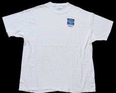 画像2: 00s Hanes DELL ロゴ コットンTシャツ ボロ 白 XL (2)