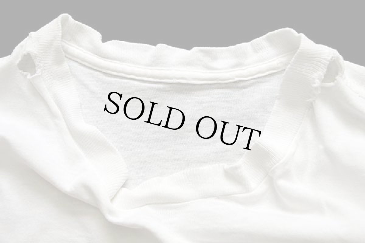 画像6: 80s SAMMY'S JUST UNDO IT セクシー ガール コットンTシャツ ボロ 白 (6)