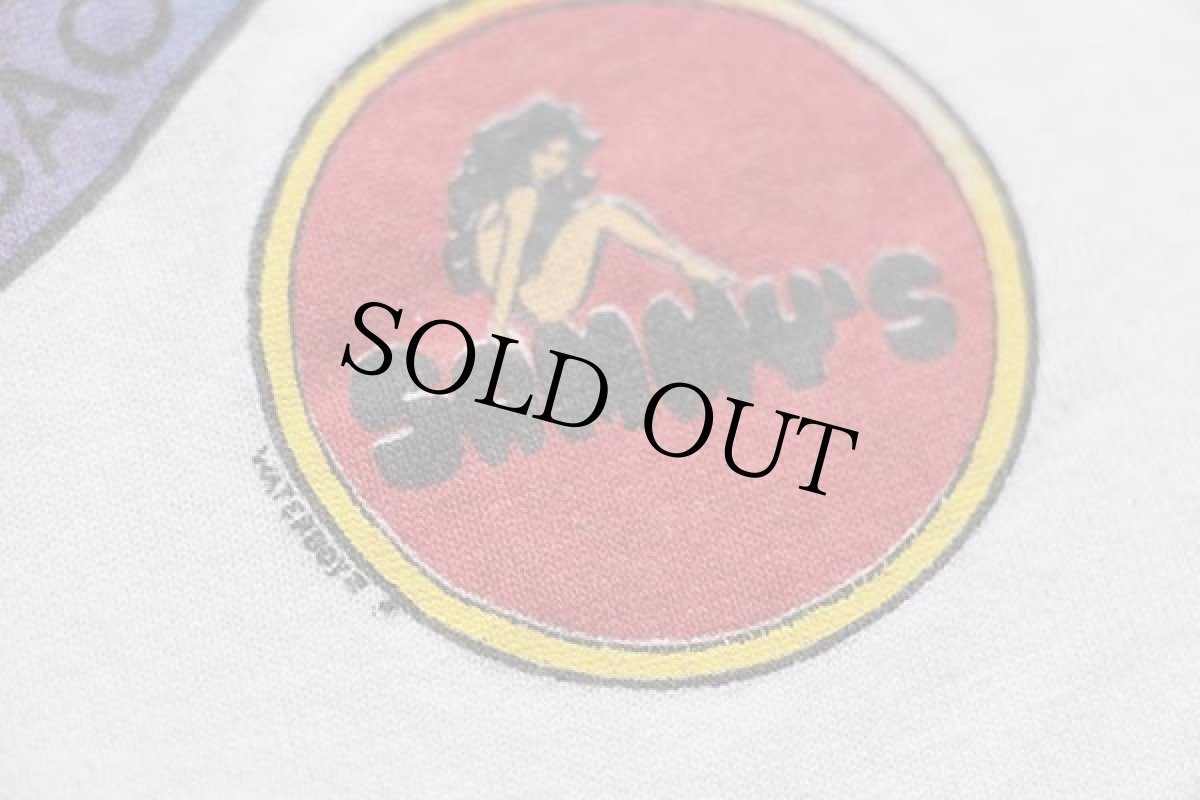 画像5: 80s SAMMY'S JUST UNDO IT セクシー ガール コットンTシャツ ボロ 白 (5)