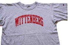 画像1: 90s Championチャンピオン WITTENBERG 88/12 Tシャツ 杢グレー (1)