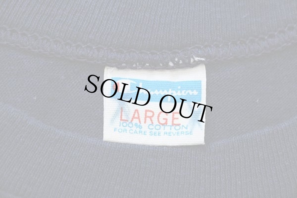 画像5: 70s USA製 Championチャンピオン MARIETTA COLLEGE コットンTシャツ 紺 L (5)