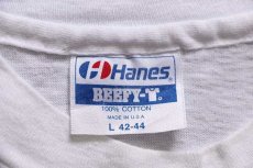 画像4: 80s USA製 Hanes サボテン ハット ブーツ トカゲ 太陽 アート コットンTシャツ 白 L (4)