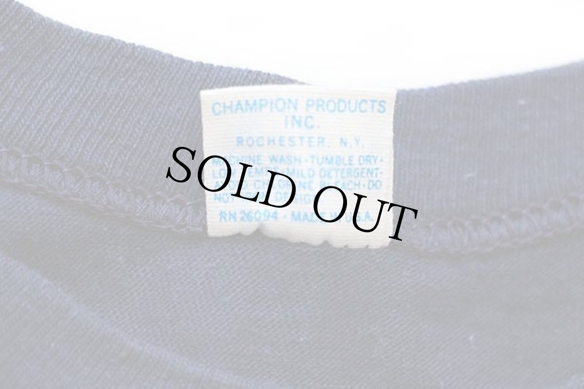 画像6: 70s USA製 Championチャンピオン MARIETTA COLLEGE コットンTシャツ 紺 L (6)