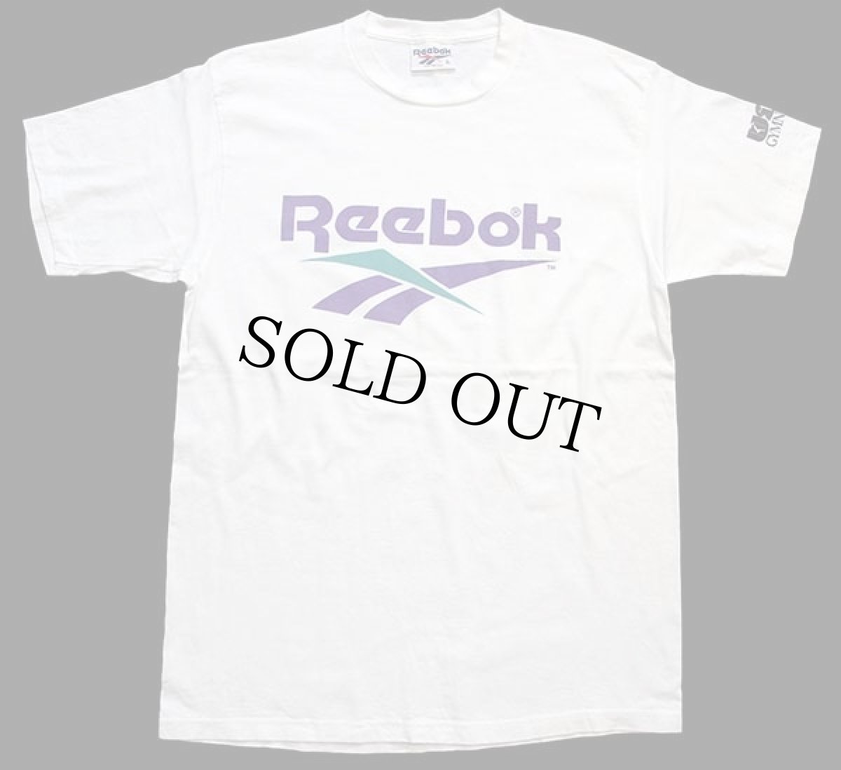 画像2: 90s USA製 Reebokリーボック ビッグロゴ USA GYMNASTICS コットンTシャツ 白 L (2)