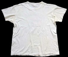 画像3: 80s USA製 GEORGIA BULLDOGS アメフト コットンTシャツ ボロ 白 L (3)