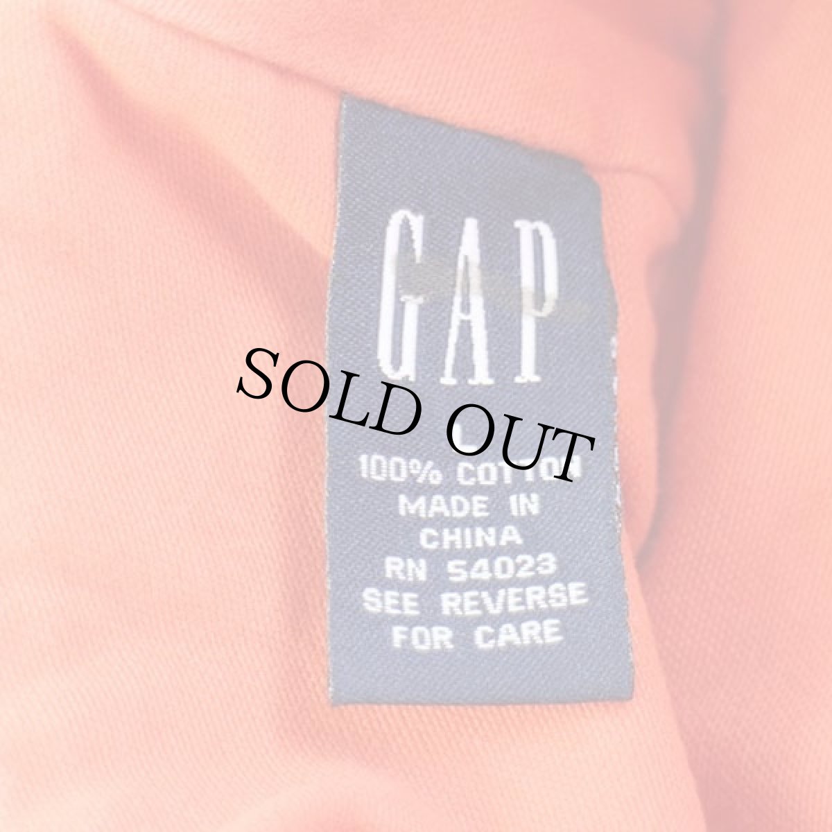 画像6: 00s GAPギャップ コットン ブーニーハット オレンジ L (6)