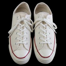 画像3: CONVERSEコンバース Chuck Taylorチャックテイラー CT70 Low 生成り 7.5★スニーカー (3)