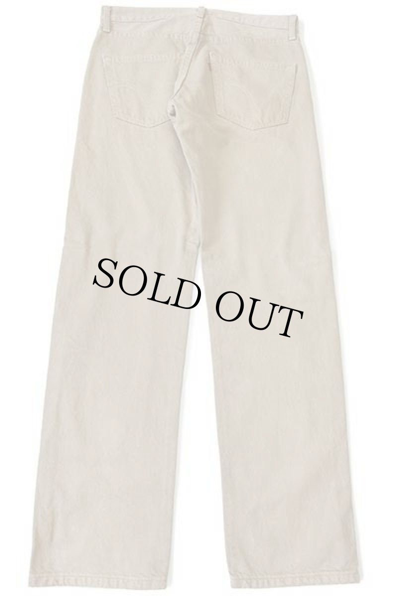 画像3: 00s USA製 Levi'sリーバイス 501 後染め カラーデニムパンツ カーキ w32 L32 (3)