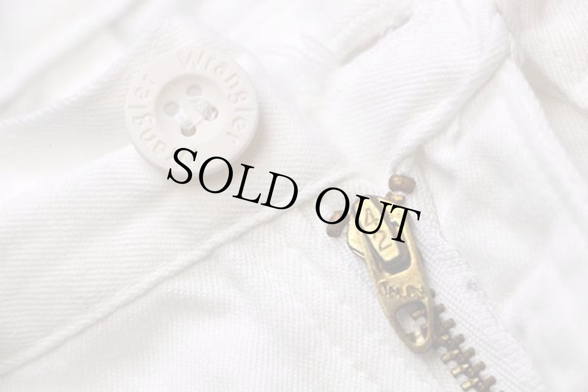 画像7: 90s マルタ製 Wranglerラングラー ベイカータイプ コットンパンツ 白 w33 L34★ユーロ (7)