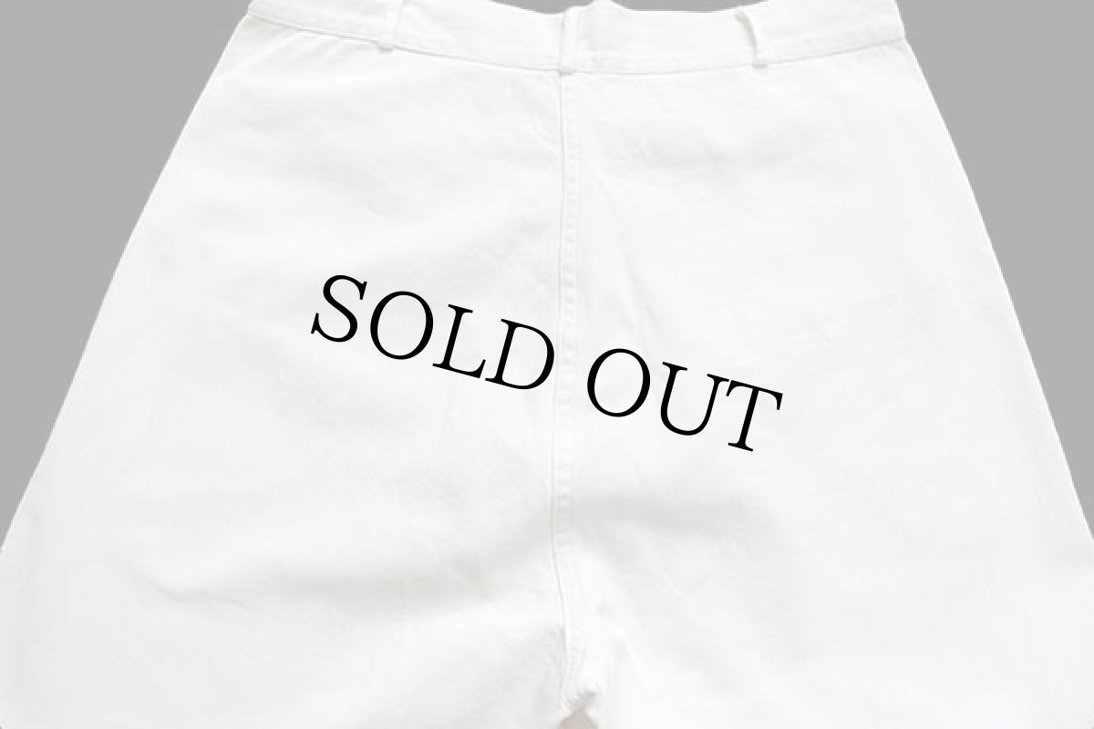 画像5: ビンテージ 米軍 U.S.NAVY コットン セーラーパンツ ホワイト w29 (5)