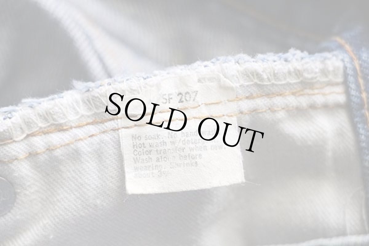 画像7: 70s USA製 Levi'sリーバイス 517 66後期 デニムパンツ w42 L30★ブーツカット (7)