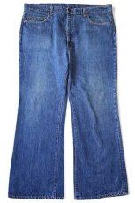 画像2: 70s USA製 Levi'sリーバイス 517 66後期 デニムパンツ w42 L30★ブーツカット (2)