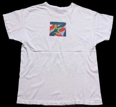 画像3: 90s USA製 NIKEナイキ JUST DO IT. ロゴ コットンTシャツ ボロ 白 M (3)