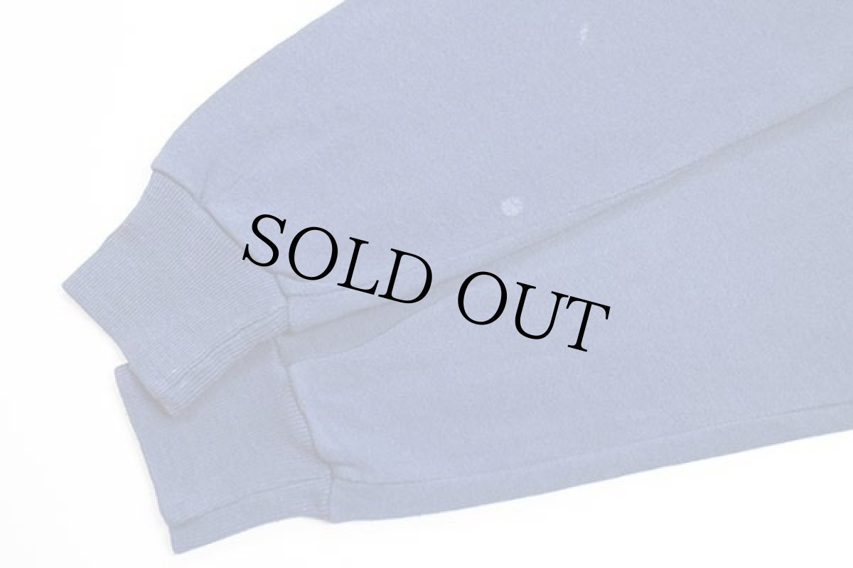 画像5: 90s USA製 NIKEナイキ ロゴ刺繍 ツートン フルジップ スウェット 紺×赤 M (5)