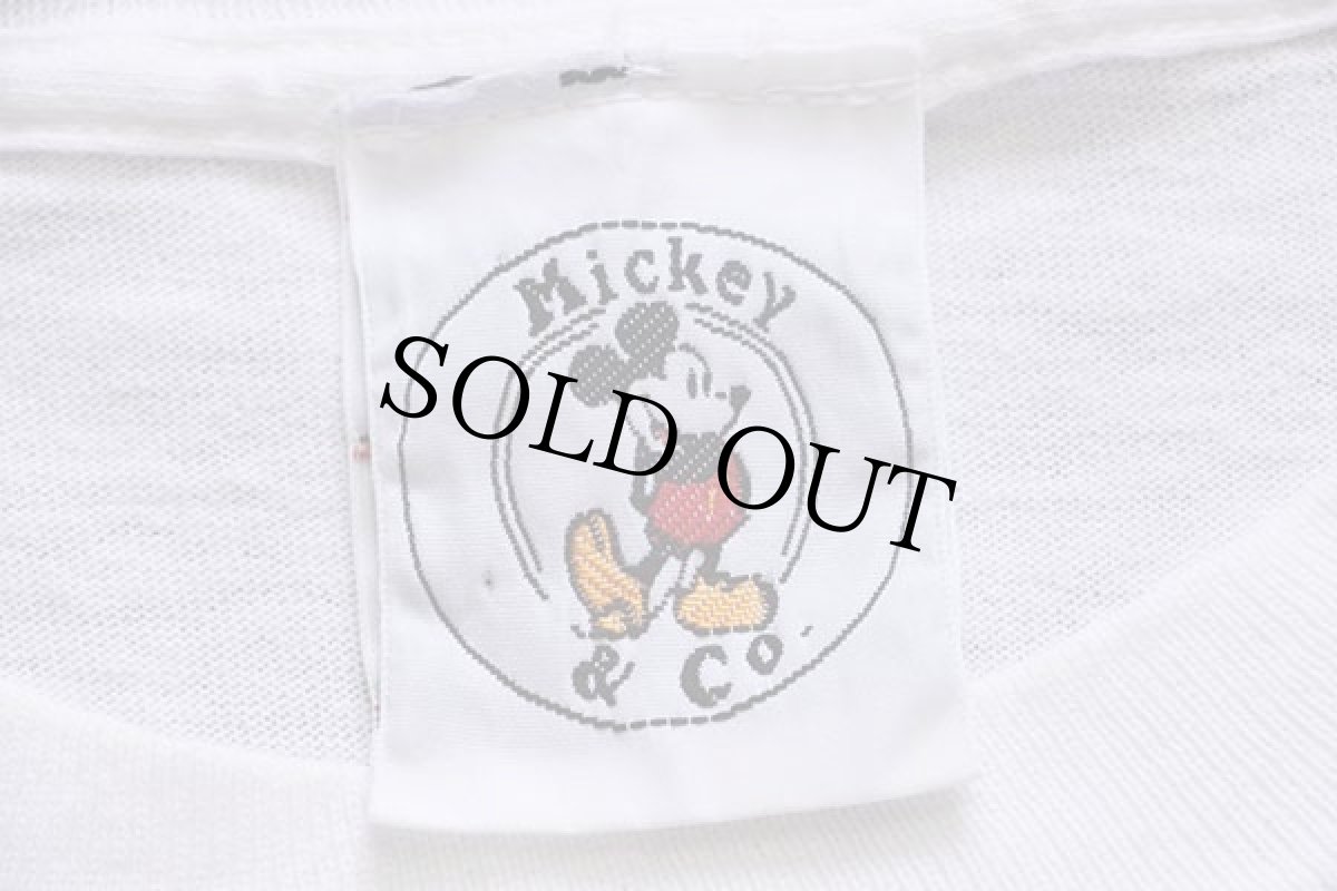 画像4: 90s Disneyディズニー ドナルドダック コットンTシャツ 白 (4)