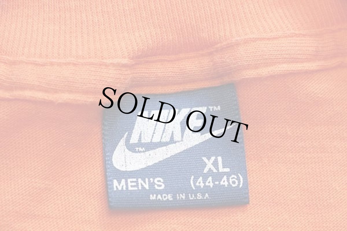 画像4: 80s USA製 NIKEナイキ NFL DENVER BRONCOS アメフト 両面プリント Tシャツ オレンジ XL (4)