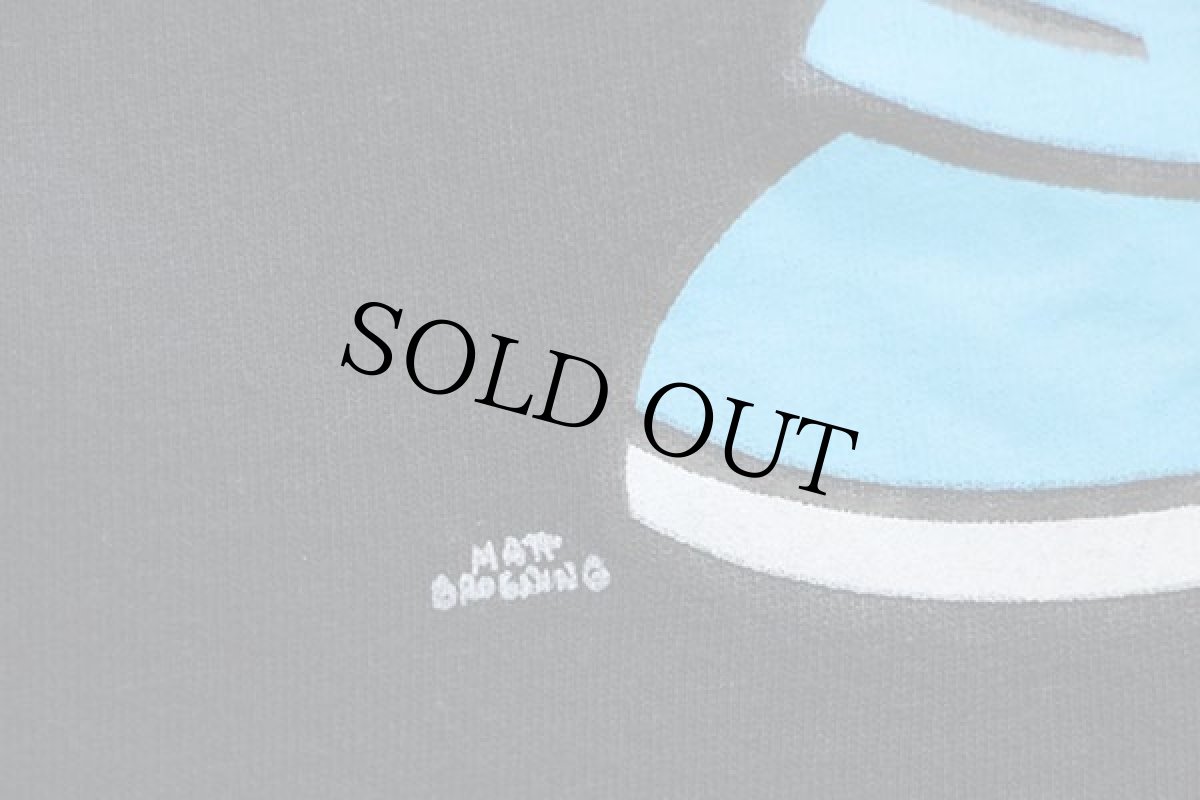 画像5: 00s The Simpsons シンプソンズ バート EAT MY SHORTS ! コットンTシャツ 黒 (5)