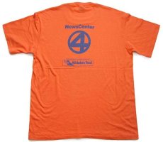 画像3: 80s USA製 NIKEナイキ NFL DENVER BRONCOS アメフト 両面プリント Tシャツ オレンジ XL (3)