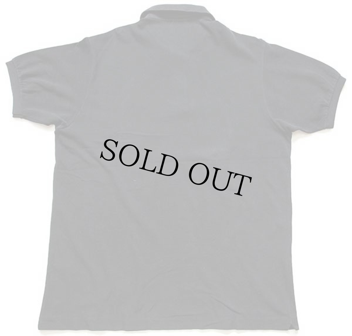 画像2: 80s LACOSTEラコステ ワンポイント コットン 鹿の子 ポロシャツ 黒 5★47 (2)