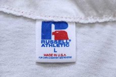 画像4: 90s USA製 RUSSELLラッセル MLB CLEVELAND Indians ベースボールシャツ 白 L (4)