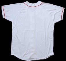画像2: 90s USA製 RUSSELLラッセル MLB CLEVELAND Indians ベースボールシャツ 白 L (2)