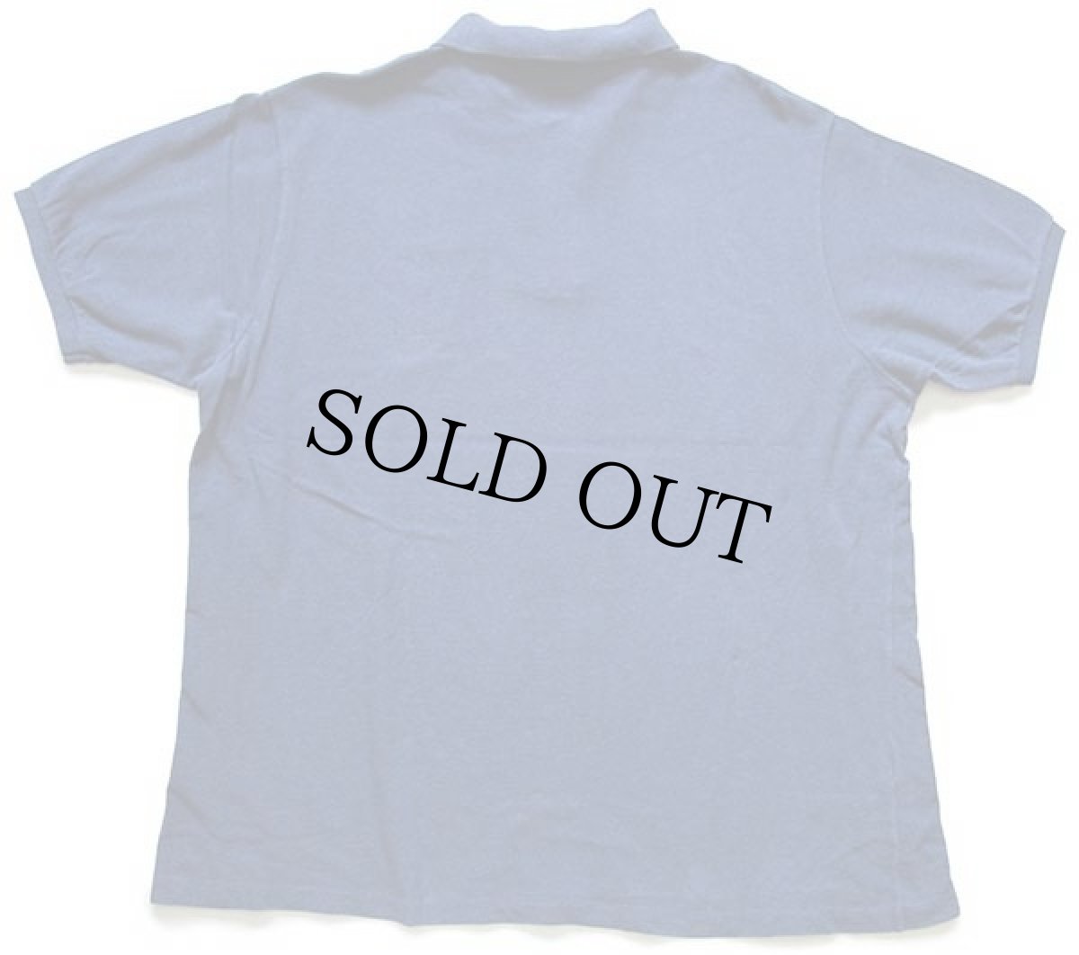 画像2: 80s LACOSTEラコステ ワンポイント コットン 鹿の子 ポロシャツ 杢ネイビー 8★41 特大 (2)