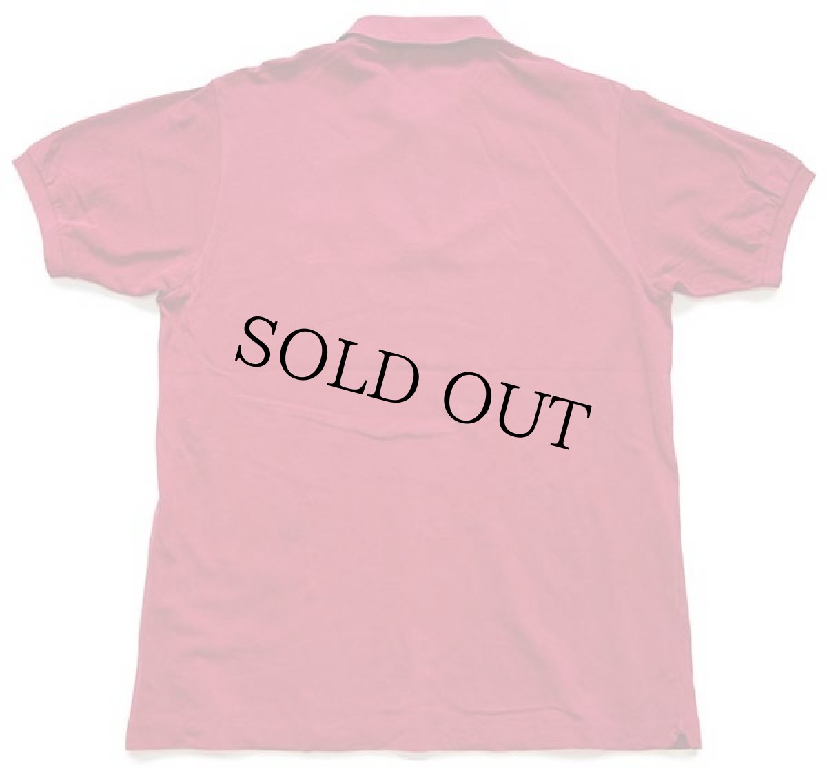 画像2: 70s フランス製 CHEMISE LACOSTEラコステ ワンポイント コットン 鹿の子 ポロシャツ ワインレッド 5★38 (2)