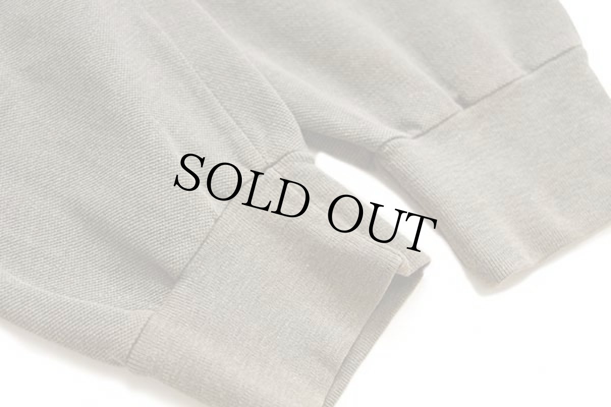 画像5: 90s USA製 ポロ ラルフローレン ワンポイント コットン 鹿の子 長袖ポロシャツ オリーブドラブ XL (5)