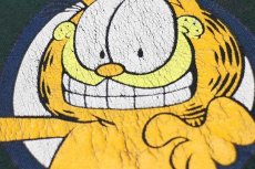 画像4: 90s Garfieldガーフィールド スウェット 緑 (4)