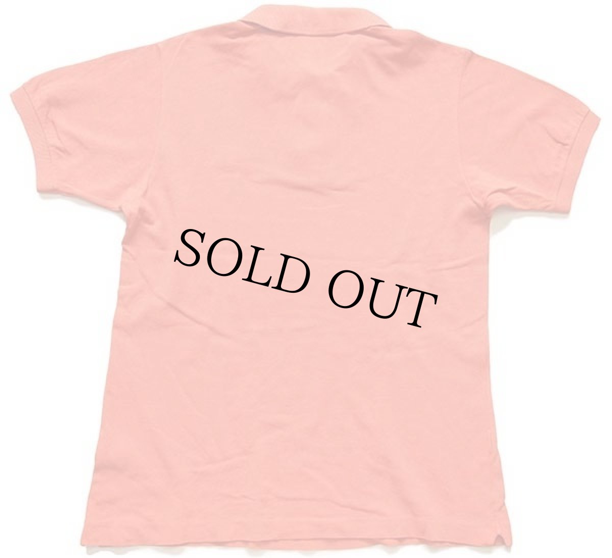 画像2: 70s フランス製 CHEMISE LACOSTEラコステ ワンポイント コットン 鹿の子 ポロシャツ オレンジ 3★36 (2)