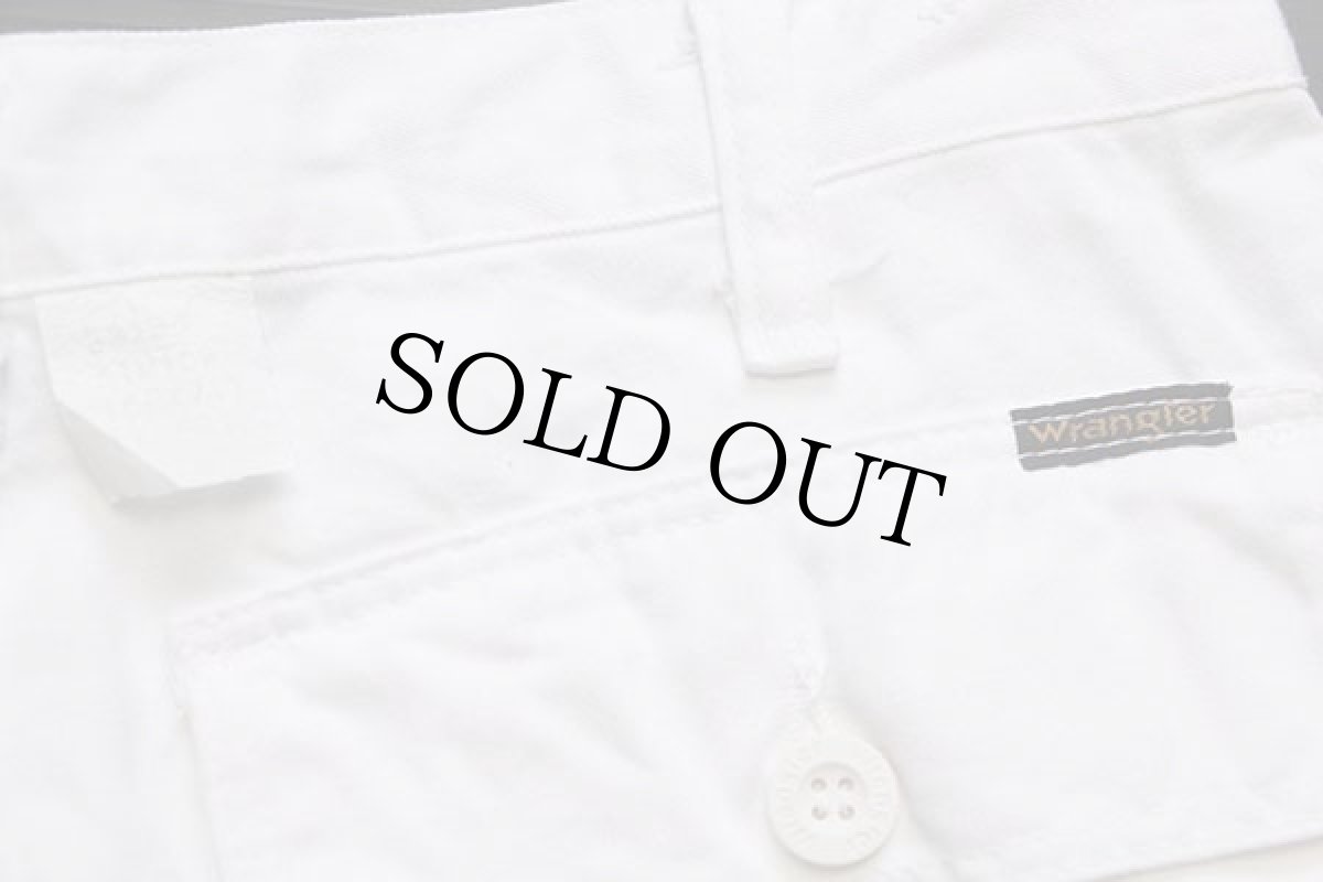 画像8: 90s マルタ製 Wranglerラングラー ベイカータイプ コットンパンツ 白 w33 L34★ユーロ (8)