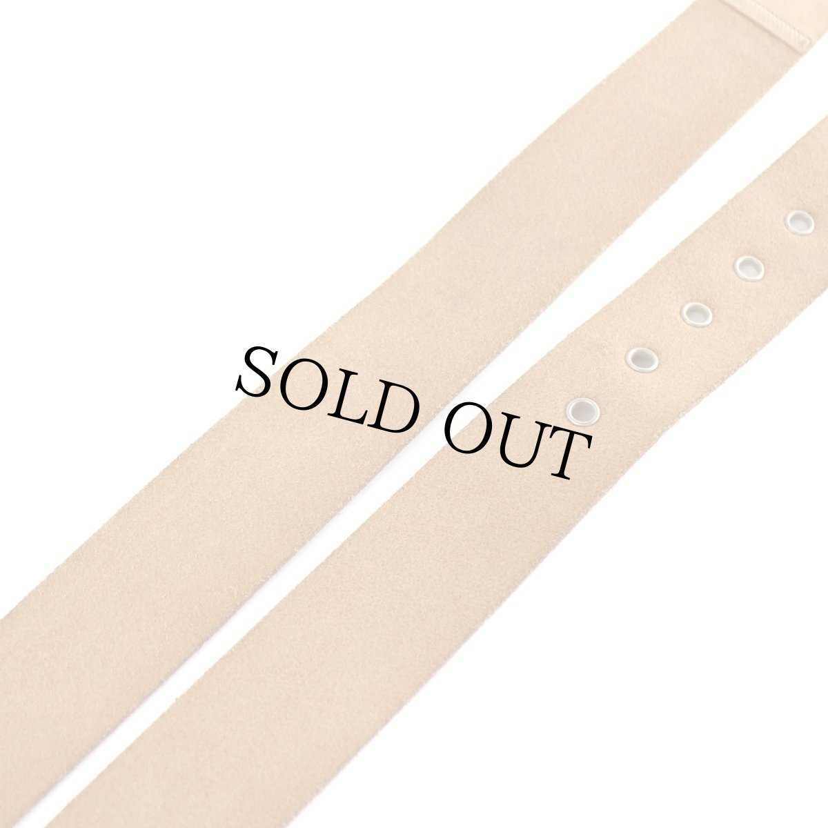 画像6: 未使用★NORTH SAILS ヌバック レザーベルト タン 32★1458 (6)