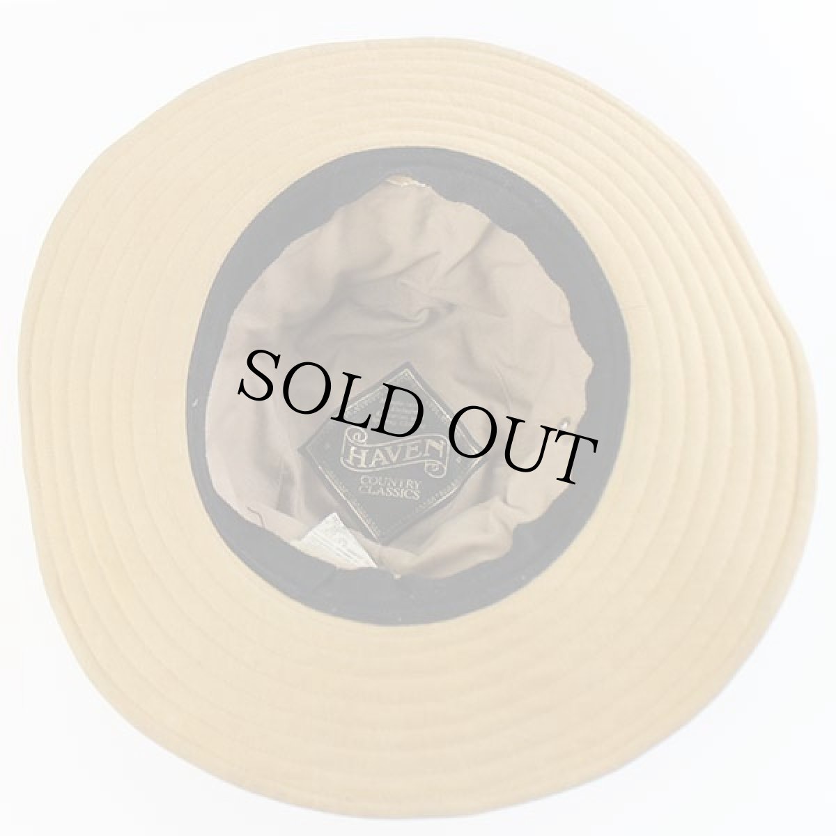 画像4: 英国製 HAVEN ワックスコットンハット カーキ L (4)