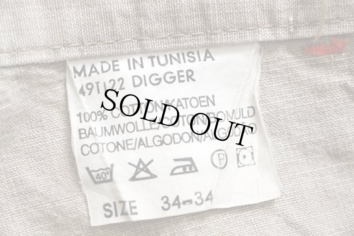 画像6: 90s Leeリー ダブルニー コットン ペインターパンツ グレーベージュ w34★ユーロ (6)