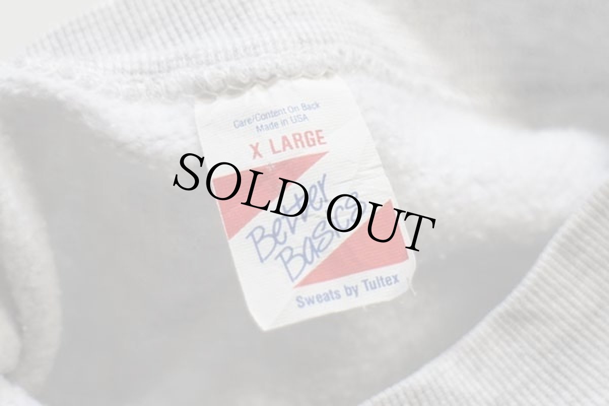 画像4: 80s USA製 BOSTON COLLEGE スウェット 杢グレー XL (4)