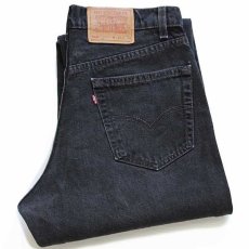 画像1: 90s USA製 Levi'sリーバイス 550 ブラック デニムパンツ w34 L34★159 (1)