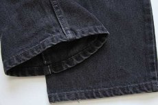 画像8: 90s USA製 Levi'sリーバイス 550 ブラック デニムパンツ w34 L34★159 (8)