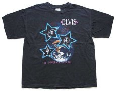 画像2: 90s ELVIS エルビス プレスリー '68 COMEBACK SPECIAL 30th Anniversary コットンTシャツ 黒 XL (2)