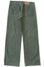 画像3: 90s フランス製 Levi'sリーバイス 501 カラーデニムパンツ 後染め オリーブグリーン w36★ユーロ (3)