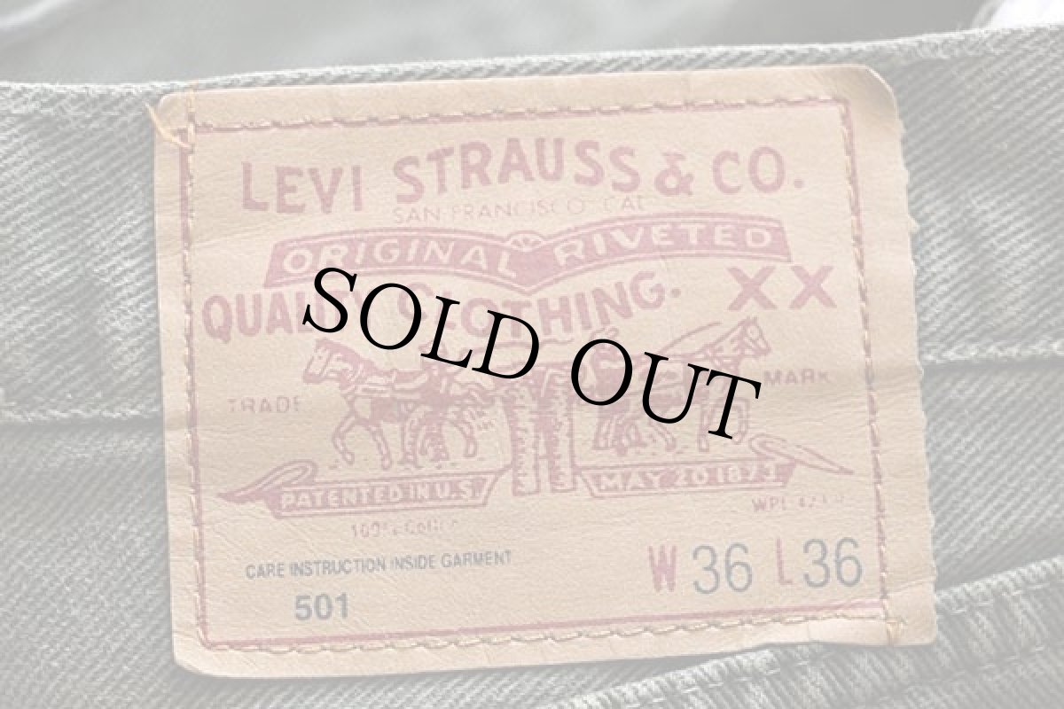 画像6: 90s フランス製 Levi'sリーバイス 501 カラーデニムパンツ 後染め オリーブグリーン w36★ユーロ (6)