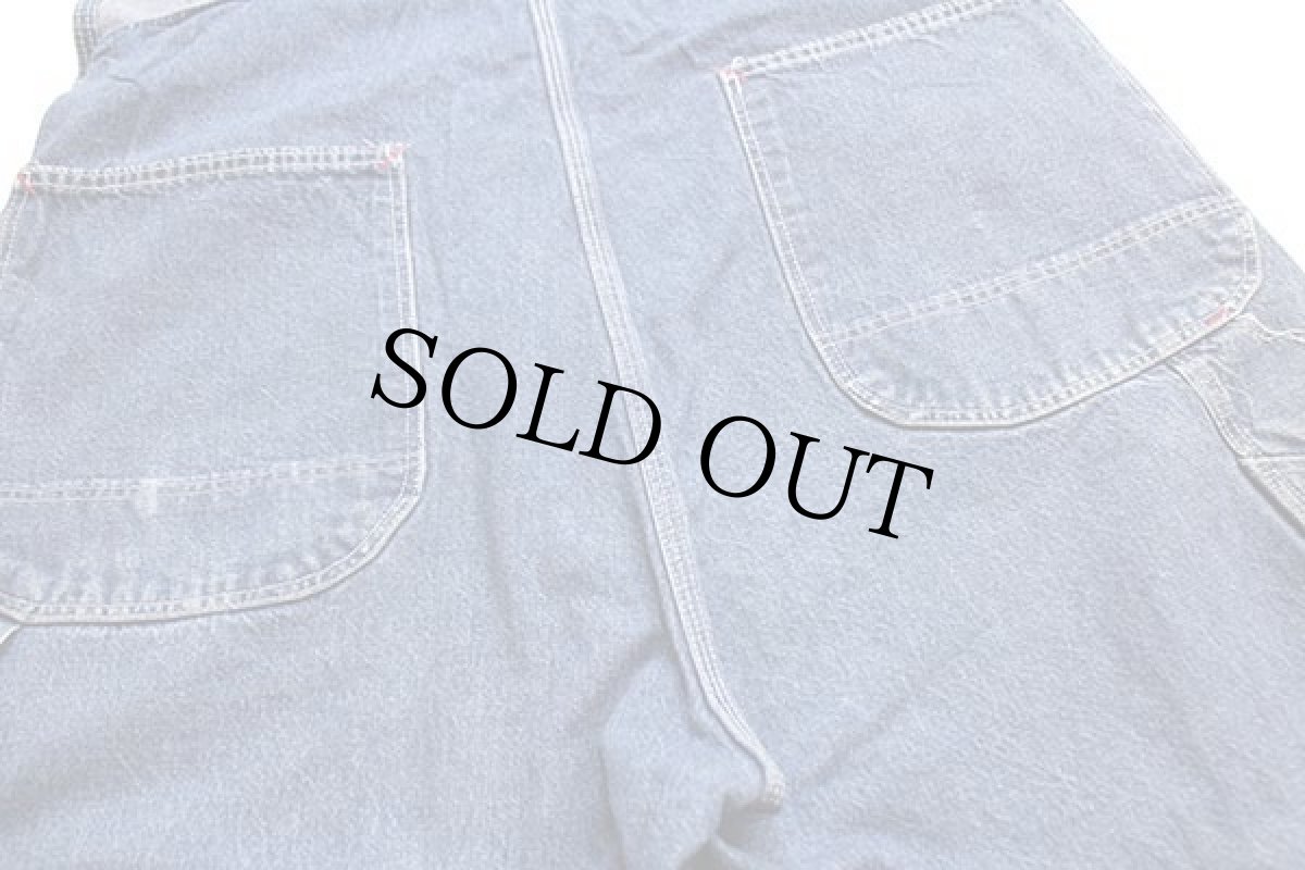 画像5: 90s USA製 Dickiesディッキーズ デニム オーバーオール w38 L32 (5)