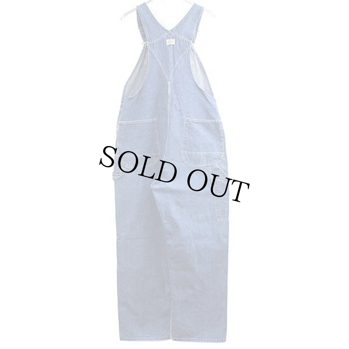 画像3: 90s USA製 Dickiesディッキーズ デニム オーバーオール w38 L32 (3)