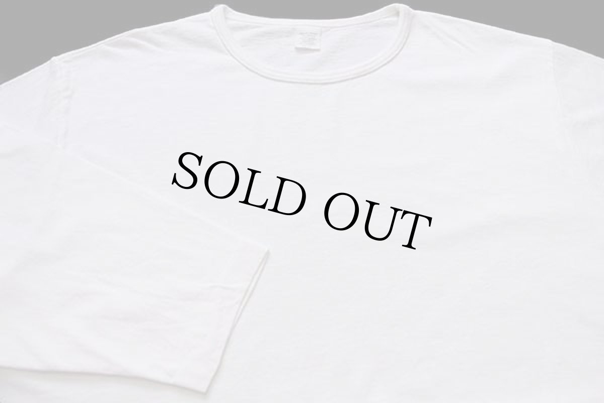 画像3: 90s USA製 UNKNOWN 無地 七分袖 カットソー 白 L (3)