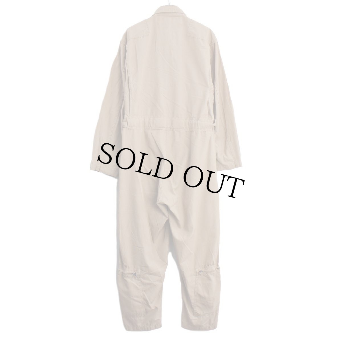 画像3: 00s 米軍 CWU-27/P パッチ付き カバーオール アラミド フライトスーツ タン 42R★83 つなぎ (3)