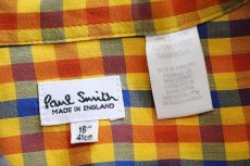 画像4: 英国製 Paul Smith ポールスミス ギンガムチェック コットンシャツ 16 (4)